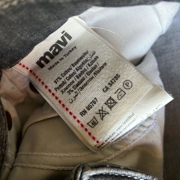 Mavi ‘White Edge’ Matt Relaxed Straight Leg Jeans Pants Size 31 31x30 - Picture 9 of 10